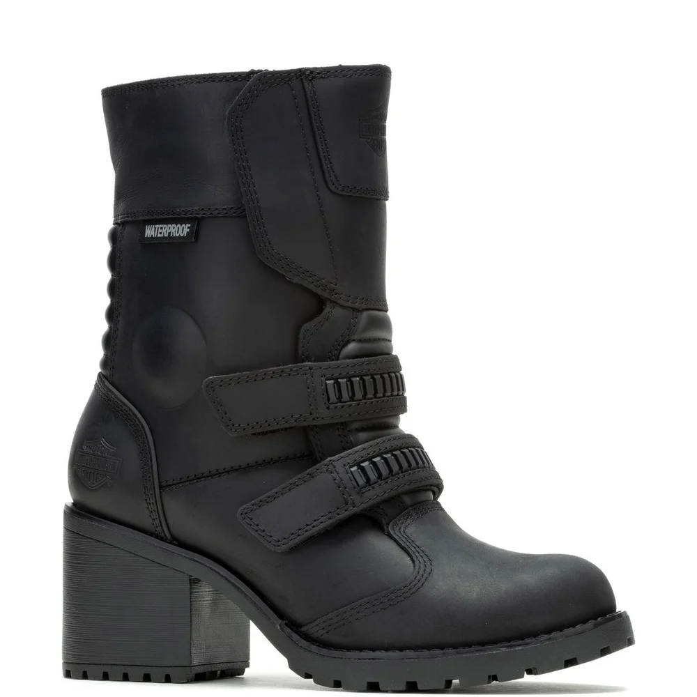 Harley-Davidson Women's Black Leather Boots - Picture 4 of 9